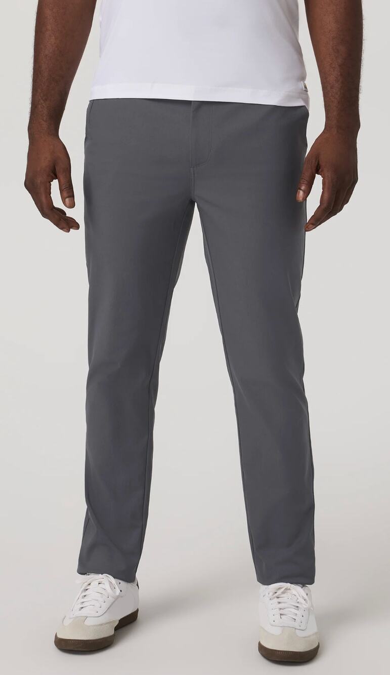 Vuori mens Cascade Tech Chino Pant Athletic Slim Fit size 36 Gray